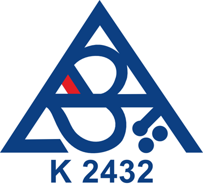 Značka ČIA, akreditovaná kalibrační laboratoř K 2432