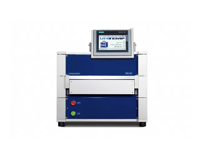 RSO-300 | Vakuová pájecí pec pro vzorky do 300x300 mm, horní plnění, max 650 °C, ohřev až 10 K/s